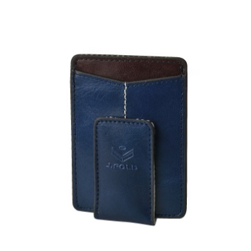 J.FOLD Magnetic Money Clip Wallet - Cobalt